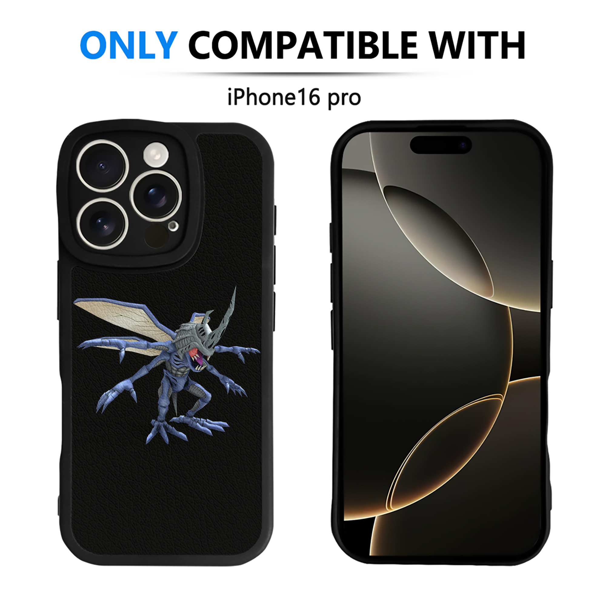 （画像用） Digimon デジタルモンスター/デジモン 【iPhone 16シリーズ対応】シリコンスマホケース（レザー調） 材質：シリコン